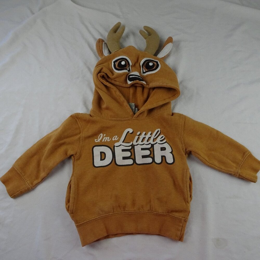 Artisans The Art of Apparel I'm a Little Deer Youth Boys Hoodie Size 2T